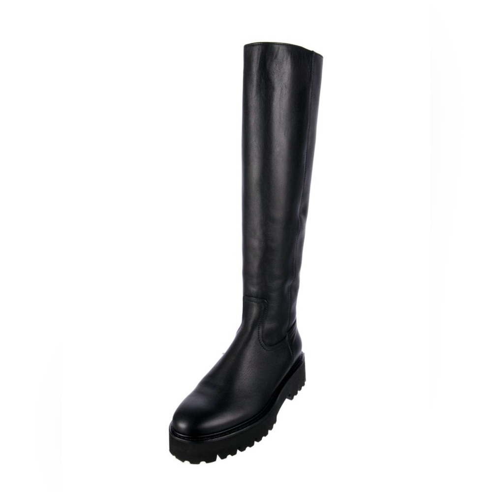 Aquatalia black knee high boots